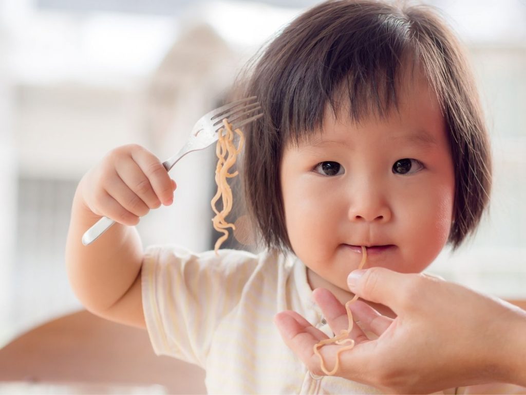 Adult and Child Nutrition from Baby Rice Noodles