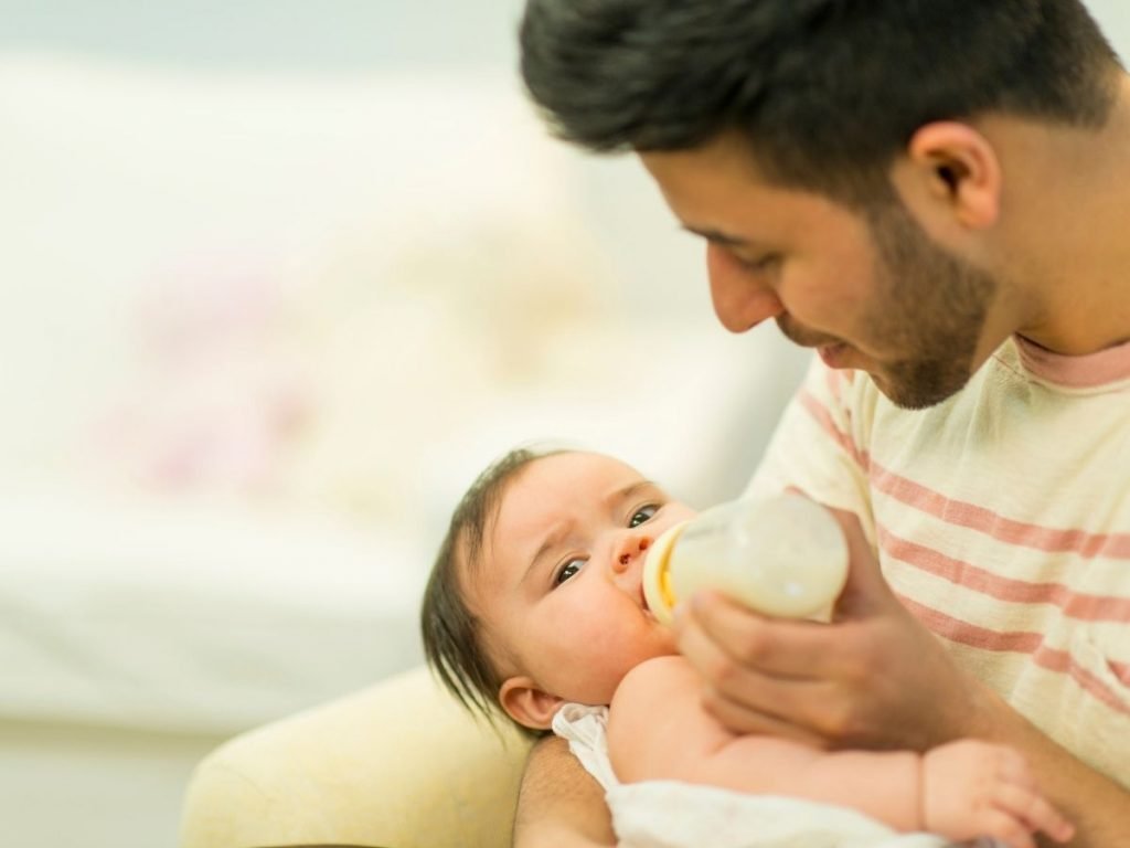 Milk Intake by a Four Month Old Baby